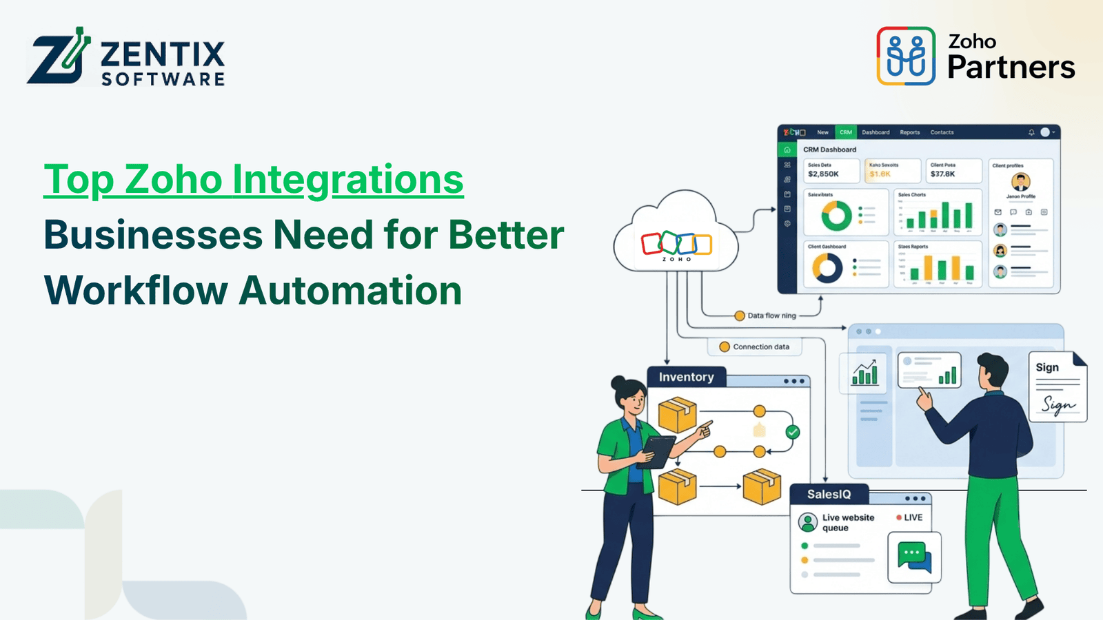 Top Zoho Integrations Businesses Need for Better Workflow Automation